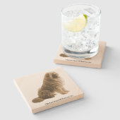 セピアアイスTMコースター ストーンコースター (横)