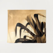 セピアアロエプラントタペストリー タペストリー (正面(横))