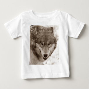 セピアウルフ ベビーTシャツ