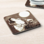 セピアウルフ&ムーン コースター (左側)