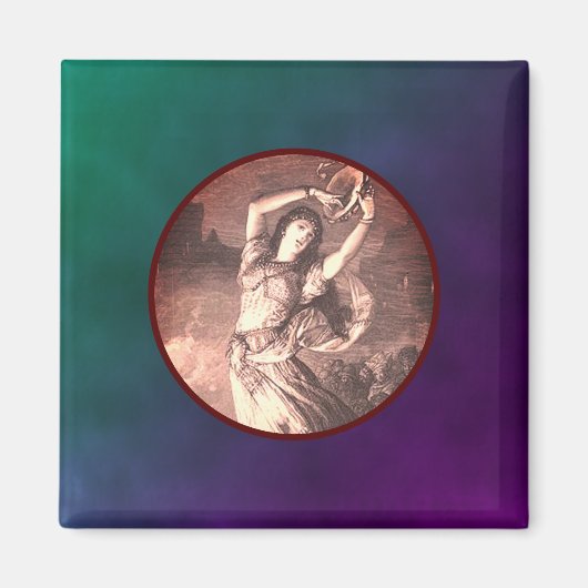 セピアエスメラルダマグネット マグネット (正面)