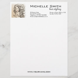 セピアエレガントシックな波型ヘアスタイルヘアスタイルのヘアエクステンション レターヘッド