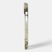 セピアオールドアンティークヴィンテージ統一された州マップ旅行 Case-Mate iPhoneケース (裏面 / 左)