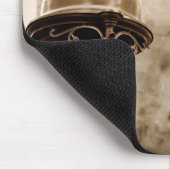 セピアカフェ記号（フランス、パリ） マウスパッド (コーナー)