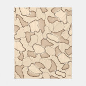 セピアカモ。 フリースブランケット (正面)