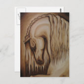 セピアクラシック馬 ポストカード (正面/裏面)