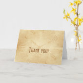 セピアクロック顔スチームパンク カード (黄色い花)