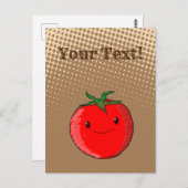 セピアグラディエントのかわいい漫画スケッチ ポストカード (正面/裏面)