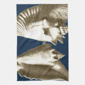 セピアコンチシーシェル キッチンタオル (縦)