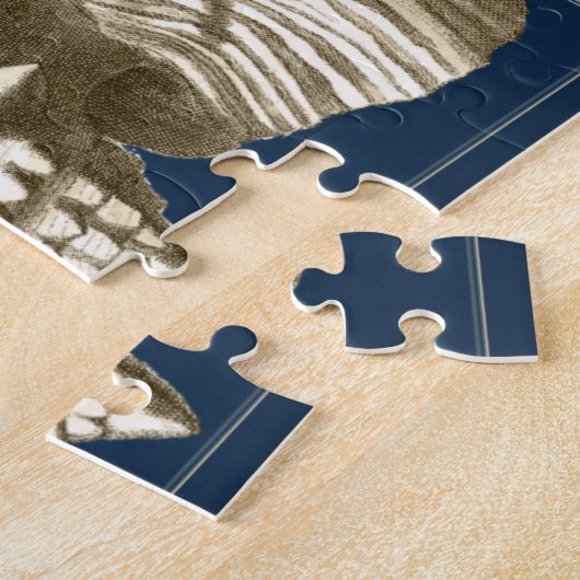 セピアコンチシーシェル ジグソーパズル (側面)