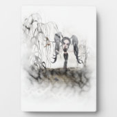 セピアゴシックガールヴィネット フォトプラーク (正面)