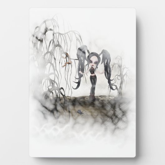 セピアゴシックガールヴィネット フォトプラーク (正面)