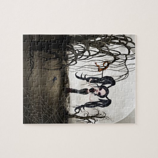 セピアゴシックガール ジグソーパズル (横)