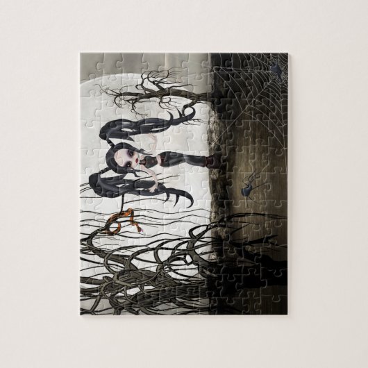 セピアゴシックガール ジグソーパズル (縦)