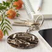 セピアサッカー キーホルダー (側面)