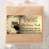 セピアシースシーズンの賛辞住所 シール (インサイチュ)