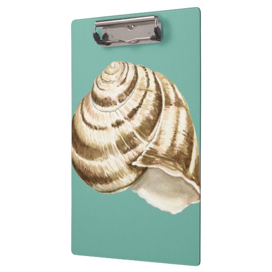 セピアストライプのシェルオンティール（緑がかった色） クリップボード (左)