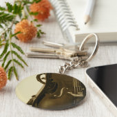 セピアチェロキーチェーン キーホルダー (側面)