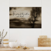 セピアツリーケアツポエトリー ポスター (キッチン)