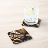 セピアトレインインテリア コースター (右側)