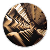 セピアトレインインテリア セラミックノブ (正面)