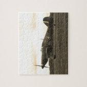 セピアトーネホーカーハリケーン ジグソーパズル (縦)