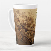 セピアトーンのインパレーケット カフェラテマグ (左アングル)