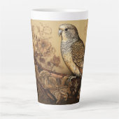 セピアトーンのインパレーケット カフェラテマグ (正面)