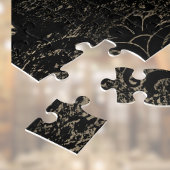 セピアトーンデコンフロアーアンダーゴールデンジャイルライト ジグソーパズル