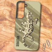 セピアトーンモザイクGeckoテンプレート名 Samsung Galaxyケース