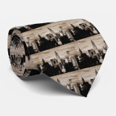 セピアニューヨークシティインクスケッチ ネクタイ (ロール)