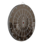 セピアニューヨークシティスカイライン ダーツボード (正面左)