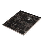 セピアニューヨークシティナイトスカイライン タイル (側面)