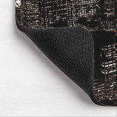 セピアニューヨークシティナイトスカイライン マウスパッド (コーナー)