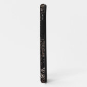 セピアニューヨークシティナイトスカイライン Case-Mate iPhoneケース (裏面/左)