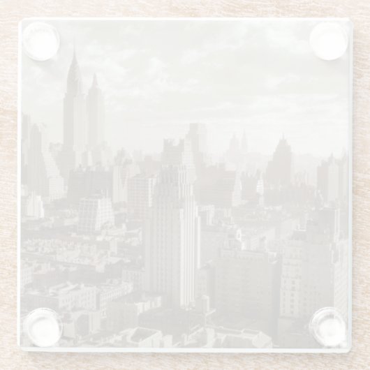 セピアニューヨークシティ ガラスコースター (裏面)