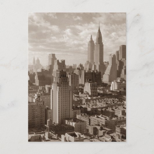 セピアニューヨークシティ ポストカード (正面)