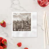 セピアニューヨークシティ 縁ありカクテルナプキン (インサイチュ)