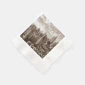 セピアニューヨークシティ 縁ありカクテルナプキン (角)