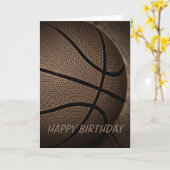 セピアハッピーバースデーカード カード (黄色い花)