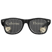 セピアバラ新婦&新郎パーティーサングラス レトロサングラス (正面)