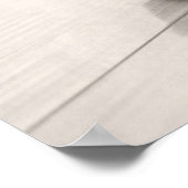 セピアバレエスリッパポインテシューズダンステンプレート ポスター (角)