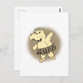 セピアバレリーナチッポとツツ ポストカード (正面/裏面)