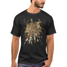 セピアヒョウTシャツ