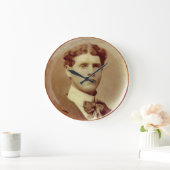 セピアビクトリアンハンサム ラージ壁時計 (ホーム)