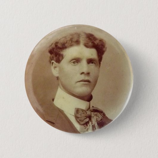 セピアビクトリアンハンサム 缶バッジ (正面)