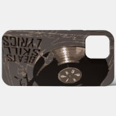 セピアビート歌詞スキルレコードプレーヤーターンテーブル Case-Mate iPhoneケース (裏面 (横))