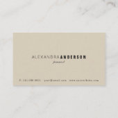 セピアフラワーズピアニスト音楽先生名刺 名刺 (裏面)