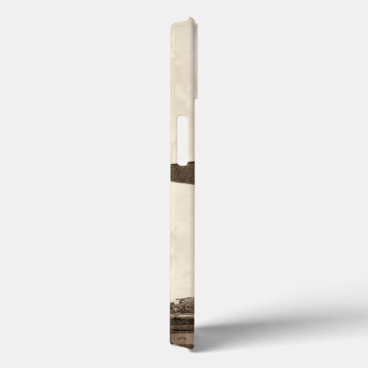 セピアフランスのトーンの美しいシャトー Case-Mate iPhoneケース (裏面 / 右)