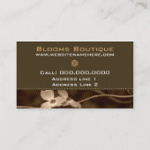 セピアフローラ名刺 名刺 (裏面)